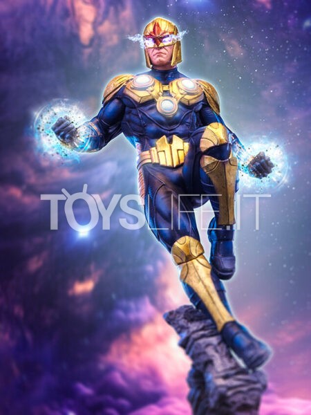 Iron Studios Marvel Comics Nova Infinity Gauntlet 1:10 Statue Deluxe Version 