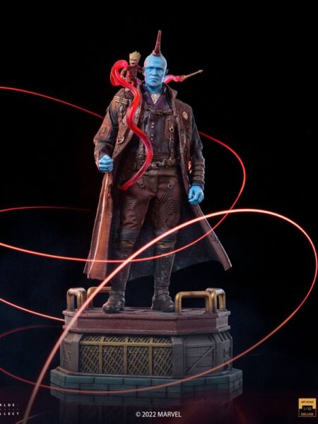 Iron Studios Marvel The Guardians Of The Galaxy Vol. 2 Yondu & groot 1:10 Deluxe Statue Toyfair Exclusive 2023