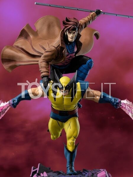 Iron Studios Marvel X-Men '97 Gambit & Wolverine 1:10 Deluxe Statue