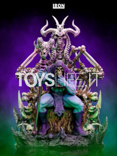 Iron Studios Masters Of The Universe Skeletor On Throne 1:10 Deluxe Statue