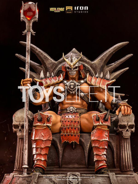 Iron Studios Mortal Kombat Shao Khan 1:10 Deluxe Statue