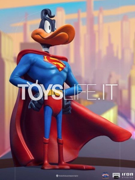 Iron Studios Space Jam 2 A New Legacy Daffy Duck Superman 1:10 Statue