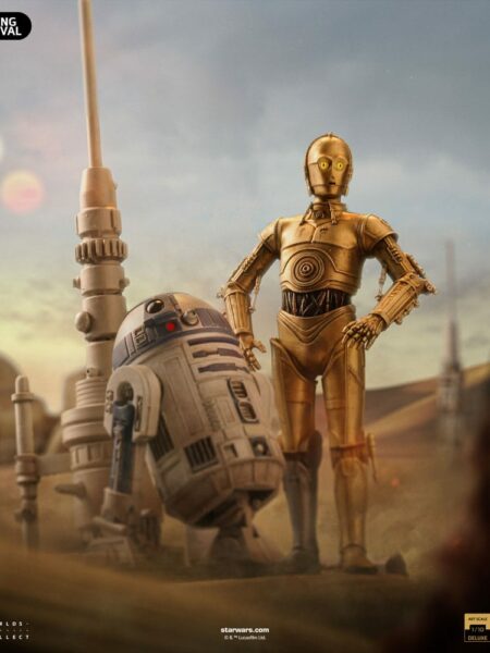 Iron Studios Star Wars C-3PO and R2-D2 1:10 Deluxe Statue