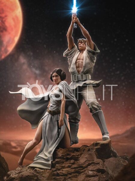 Iron Studios Star Wars Luke & Leia 1:10 Deluxe Statue