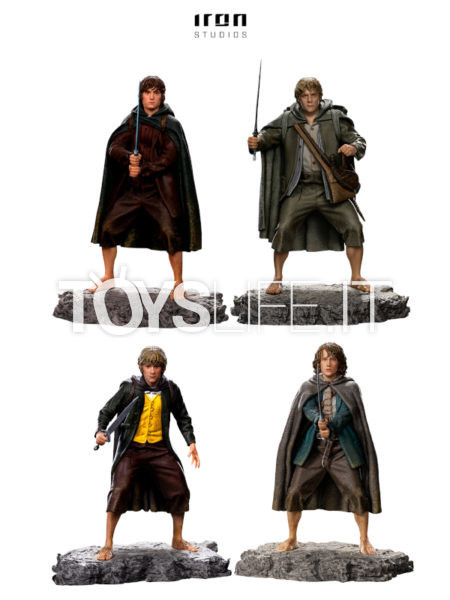 Iron Studios The Lord Of The Rings Frodo/ Sam/ Merry/ Pippin 1:10 Statue