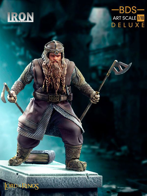 Iron Studios The Lord Of The Rings Gimli Deluxe 1:10 Statue