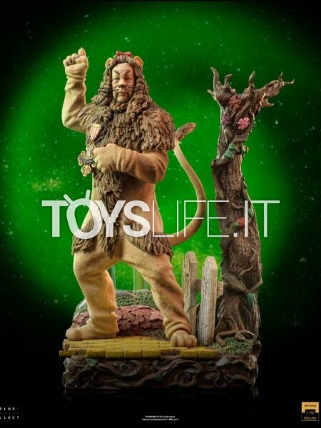Iron Studios The Wizard Of OZ The Cowardly Lion 1:10 Deluxe Statue