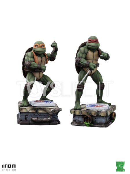 Iron Studios Teenage Mutant Ninja Turtles 1990 Raphael/ Michelangelo 1:10 Statue