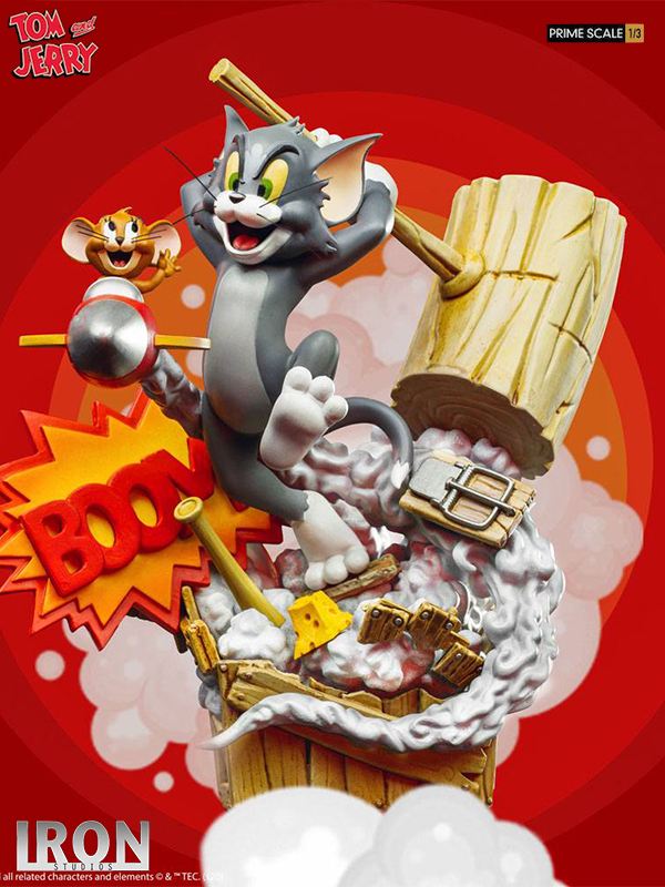 Iron Studios Tom & Jerry Tom & Jerry 1:3 Prime Scale Statue