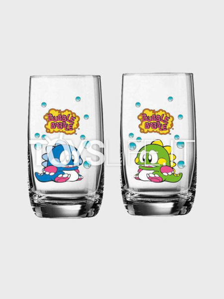 Itemlab Bubble Bobble Bub & Bob Drinking Glass Set