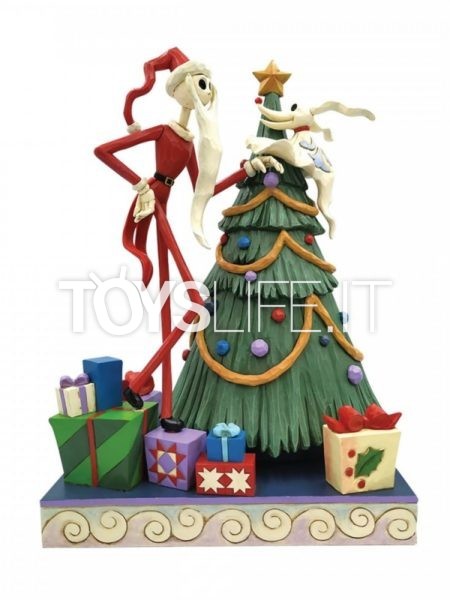 Jim Shore Disney Traditions Nightmare Before Christmas Santa Jack And Zero By Tree