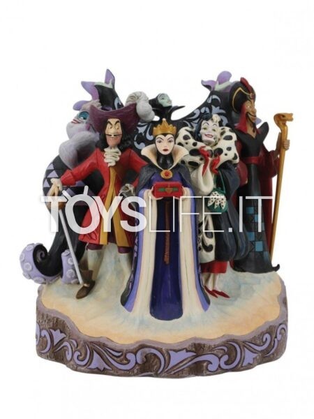 Jim Shore Disney Traditions Villains Carved By Heart
