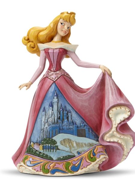 Jim Shore Disney Traditions Aurora Castle Dress