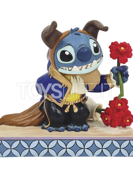 Jim Shore Disney Traditions Beauty and the Stitch Stitch as Beast