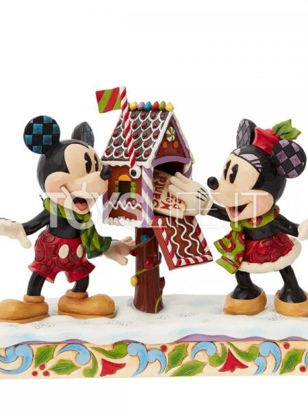 Jim Shore Disney Traditions Christmas Mickey and Minnie Letters