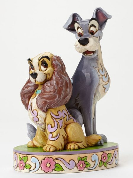 Jim Shore Disney Traditions Lady And The Tramp 60th Anniversary