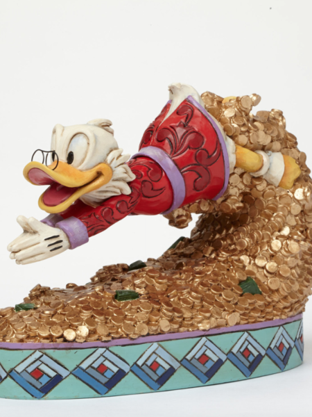Jim Shore Disney Traditions Scrooge Treasure Dive