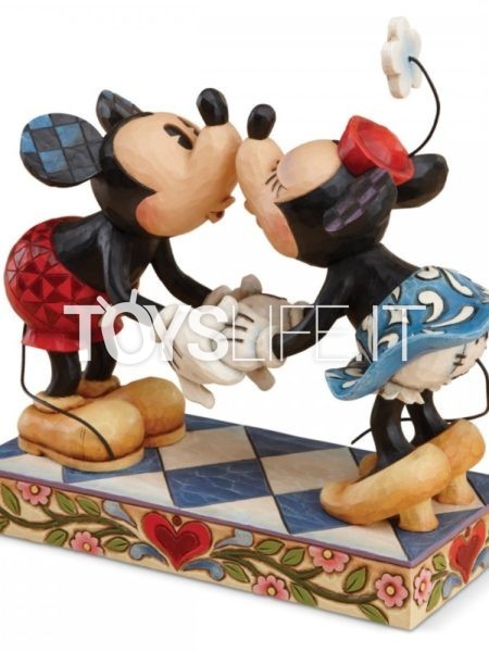 Jim Shore Disney Traditions 2022 Mickey And Minnie Smooch For My Sweetie