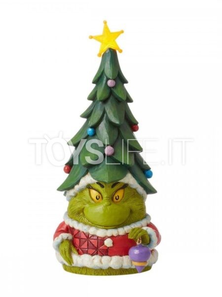 Jim Shore 2024 The Grinch Gnome with Christmas Hat