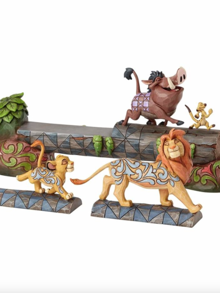 Jim Shore Disney Traditions The Lion King Simba Pumbaa & Timon Hakuna Matata