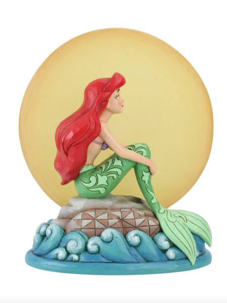 Jim Shore Disney Traditions The Little Mermaid Ariel With Light Up Moon