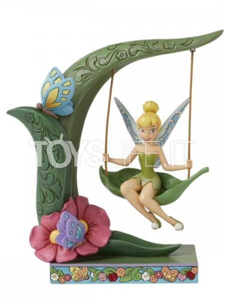 Jim Shore Disney Traditions Peter Pan Tink Spring Swing