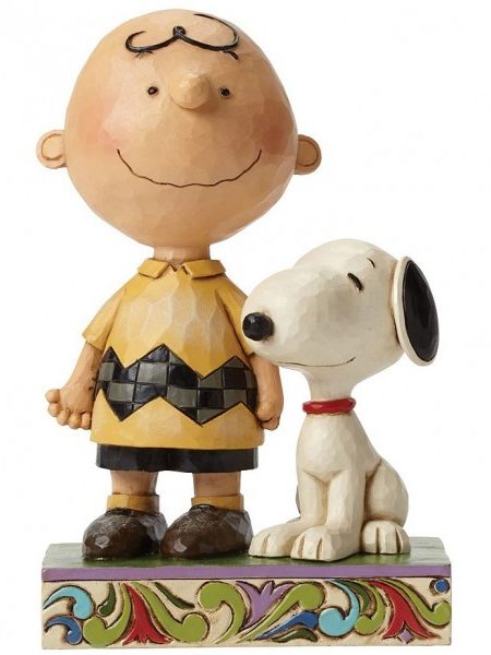 Jim Shore Peanuts Snoopy & Charlie Brown
