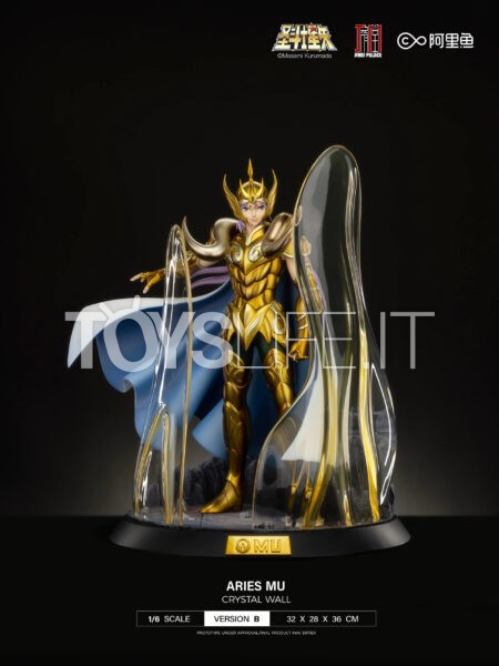 Jimei Palace Saint Seiya Mu Aries Crystal Wall 1:6 Statue