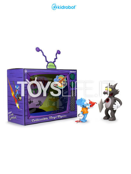 Kidrobot The Simpsons Itchy and Scratchy Medium Figure
