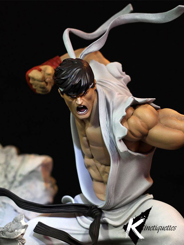 Kinetiquettes Street Fighter Ryu Battle Of Brothers 1:6 Statue