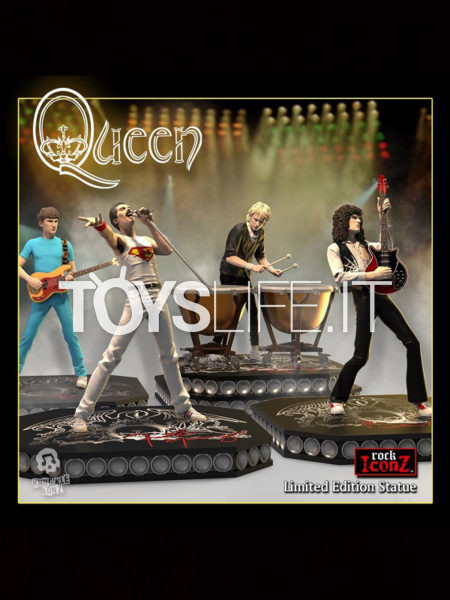 Knuclebonz Rock Iconz Queen Freddie Mercury/ Brian May/ Roger Taylor/ Johan Deacon Statue