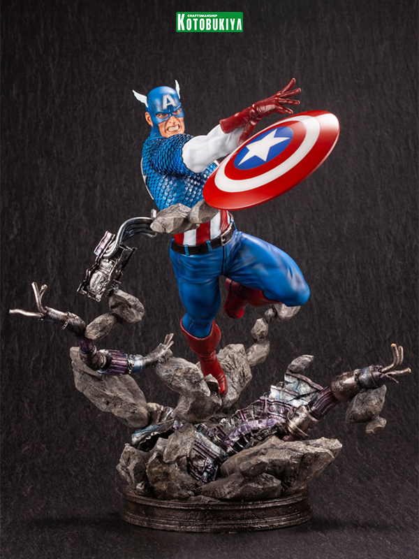 kotobukiya Marvel Comics Captain America 1:6 Fine Art Statue