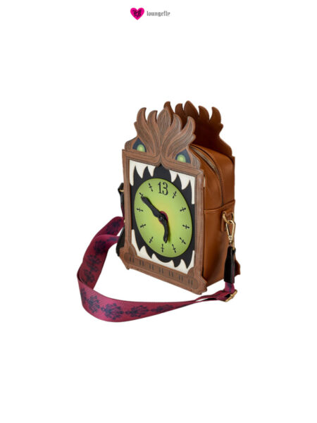 Loungefly Disney The Haunted Mansion Clock Crossbody Borsa