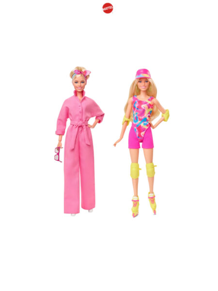 Mattel Barbie The Movie Inline Skating Barbie/ Pink Power Jumpsuit Doll