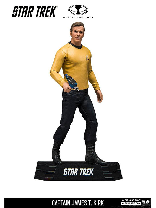McFarlane Toys Star Trek Captain James T. Kirk Color Tops Figure