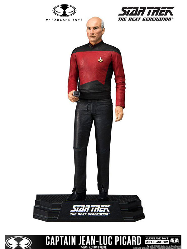 McFarlane Toys Star Trek Captain Jean-Luc Picard Color Tops Figure