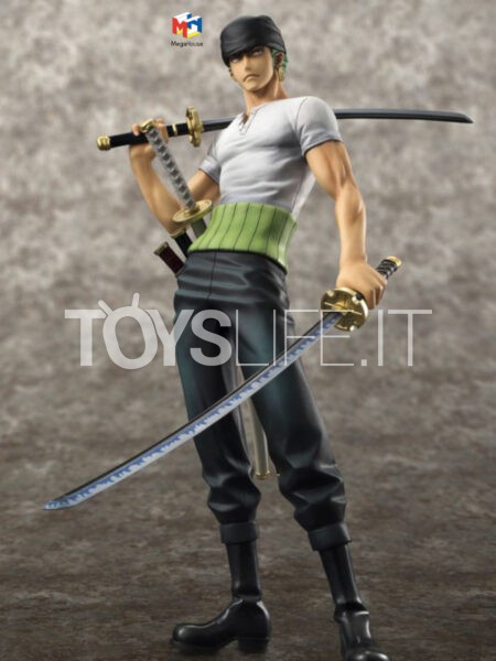 Megahouse One Piece Zoro Roronoa NEO-DX P.O.P. Pvc 10th Anniversary Limited Statue