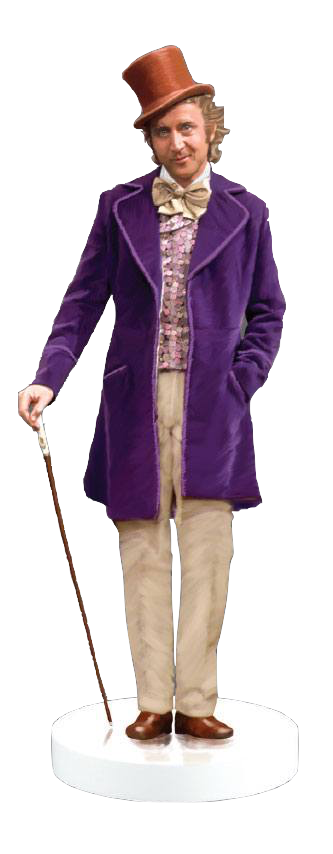 Molecule 8 Willy Wonka and the Chocolate Factory Willy Wonka 1:6 Figure -  TOYSLIFE