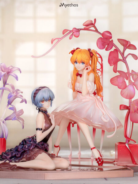 Myethos Evangelion Rei Ayanami & Asuka Shikinami Langley Whisper of Flower Version Pvc 1:7 Set
