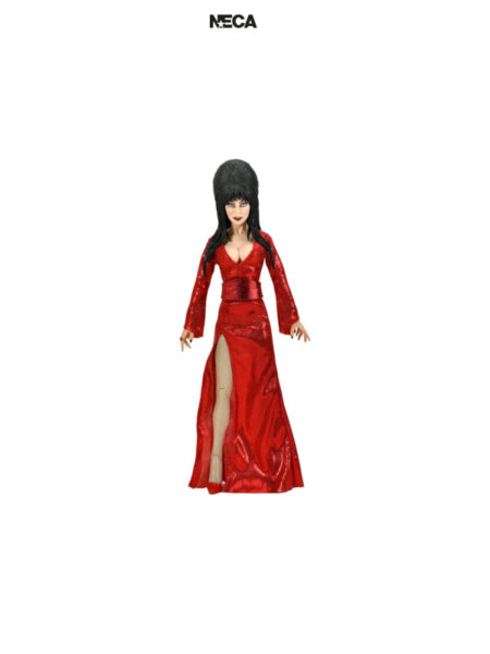 Neca Elvira Mistress of the Dark Elvira Red Dress Clothed Figure