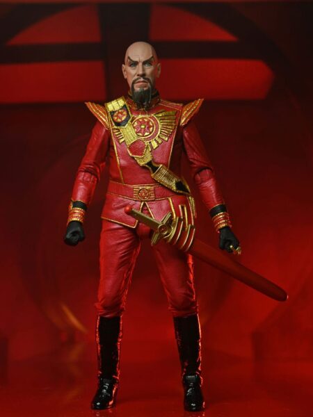 Neca Flash Gordon 1980 Ming Red Military Outfit Ultimate Figure