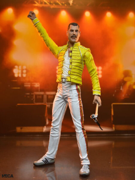 Neca Freddie Mercury Yellow Jacket Magic Tour Ultimate Figure