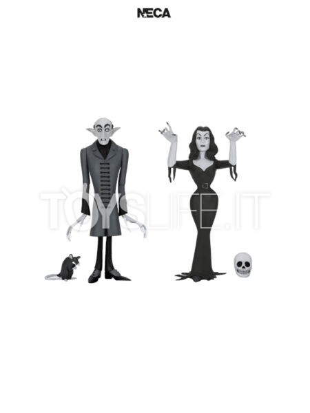 Neca Toony Terrors Count Orlok/ Vampira Silver Screen Pvc Figure