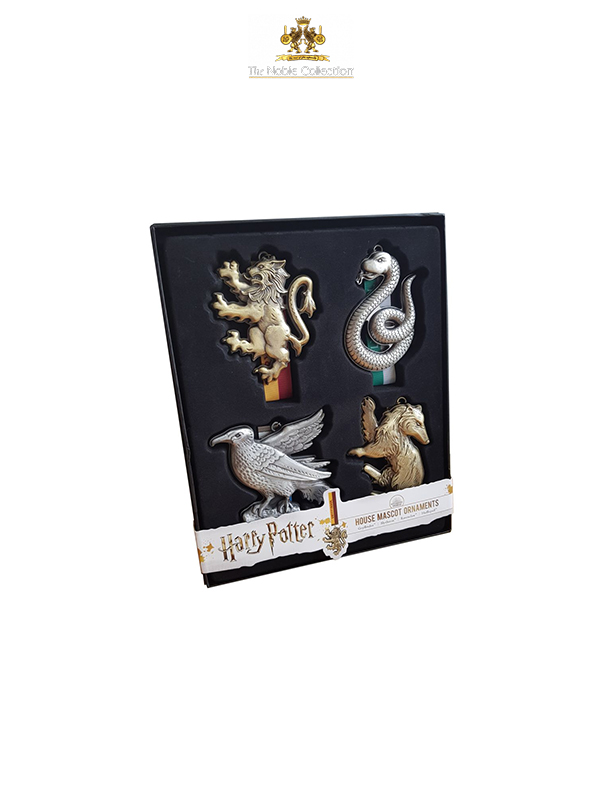 Noble Collection Harry Potter House Mascot Ornament Set