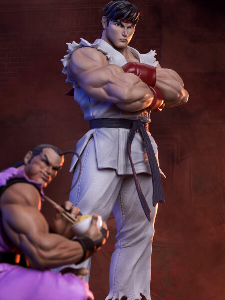 PCS Street Fighter Ryu & Dan 1:10 Statue Set