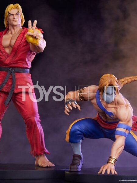 PCS Street Fighter Ken & Vega 1:10 Statue Set