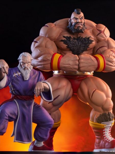 PCS Street Fighter Zangief & Gen 1:10 Statue Set