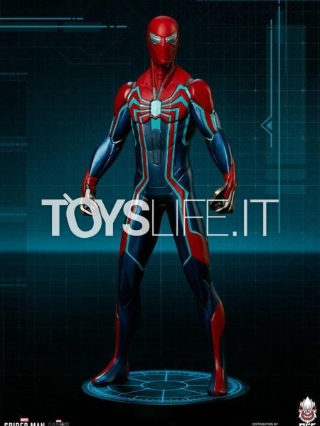 Pop Culture Shock Marvel's Spiderman Spiderman Velocity Suit 1:10 Statue