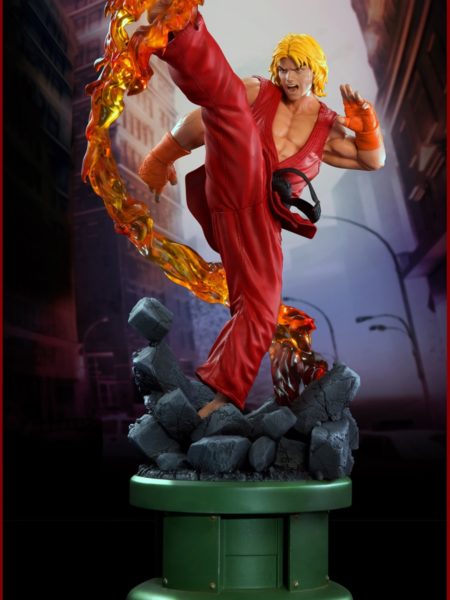 Pop Culture Shock Street Fighter IV Ken Dragon Flame 1:4 Statue