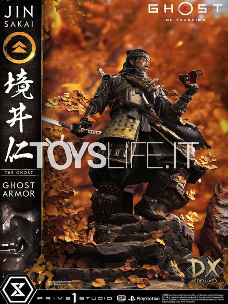Prime 1 Studio Ghost of Tsushima  Jin Sakai The Ghost Armor 1:4 Deluxe Bonus Version Statue